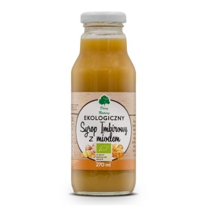 Syrop imbirowy z miodem EKO 0,27l