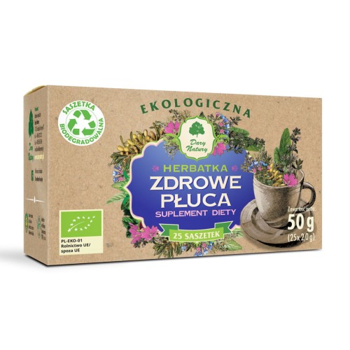 Herbatka Zdrowe płuca EKO 25x2g - Suplement diety-1 3429 