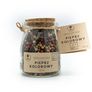Ekologiczny Pieprz Kolorowy 65 g w słoiczku