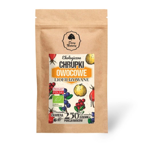 Liofilizowane Chrupki Owocowe EKO 40g - DOYPACK-1 3552 