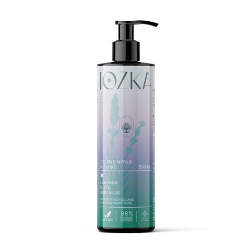 Ziołowe mydło w płynie 500 ml Lawenda Mięta Geranium-1 3585 