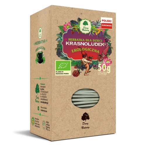 Herbatka dla dzieci Krasnoludek EKO 25x2g-1 3596 