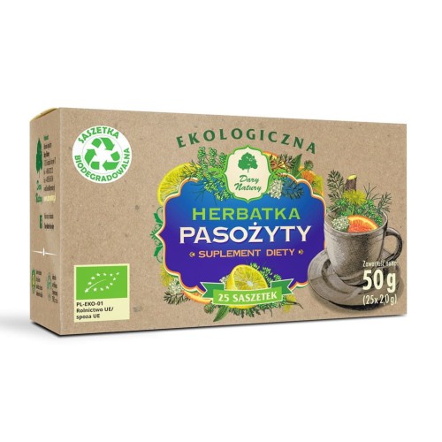 Herbatka Pasożyty EKO - suplement diety 25x2g-1 3664 