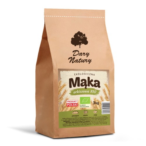 Mąka orkiszowa 850 EKO 3kg-1 3690 