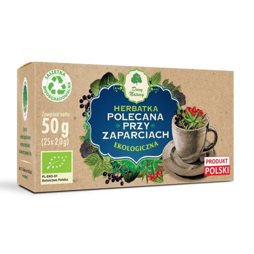 Herbatka Polecana przy zaparciach EKO 25x2g-1 3695 