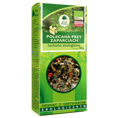 Herbatka Polecana przy zaparciach EKO 50g-1 3696 