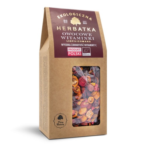 Liofilizowana herbatka Owocowe witaminki EKO 80g-1 3828 