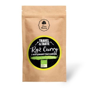 Travel & taste Liofilizowany Ryż Curry z warzywami i kurczakiem EKO 100g