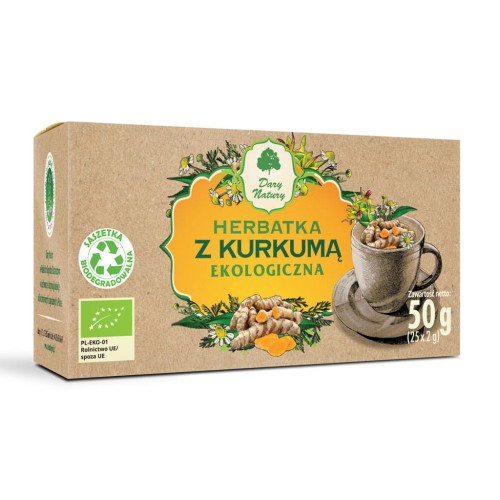 Herbatka z kurkumą EKO 25x2g-1 3975 