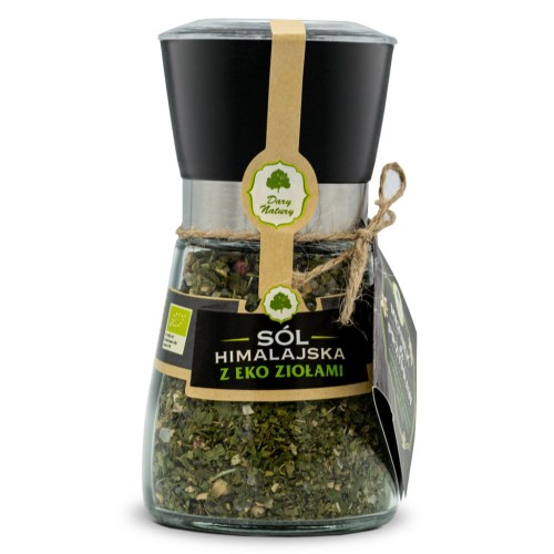 Sól himalajska z Eko ziołami 90g - młynek-1 4075 
