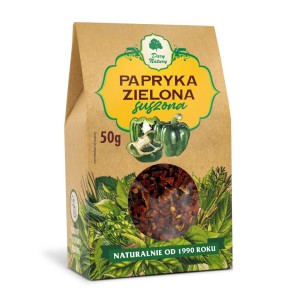 Papryka zielona suszona 50g