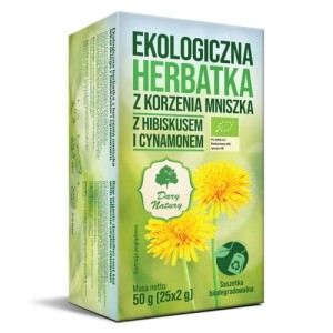 Herbatka z korzenia mniszka z hibiskusem i cynamonem EKO 25x2g (Nasz Bestseller!)