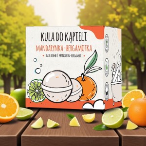 Kula do Kąpieli Mandarynka - Bergamotka