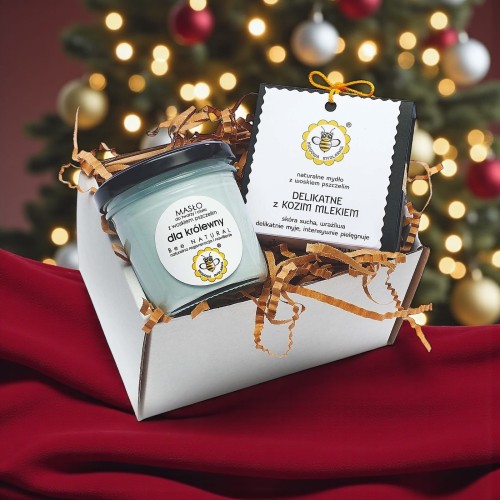 zestaw prezentowy krolewna - opakowanie prezentowe miodowa mydlarnia.JPG