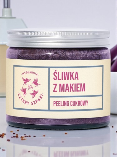 peeling cukrowy sliwka z makiem 4szpaki.JPG