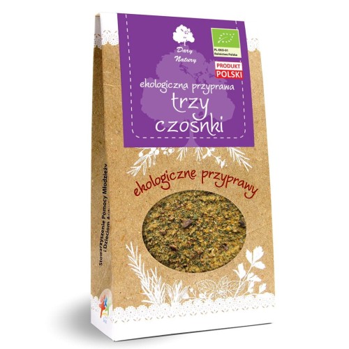 Ekologiczna przyprawa Trzy czosnki 50g-1 4746 