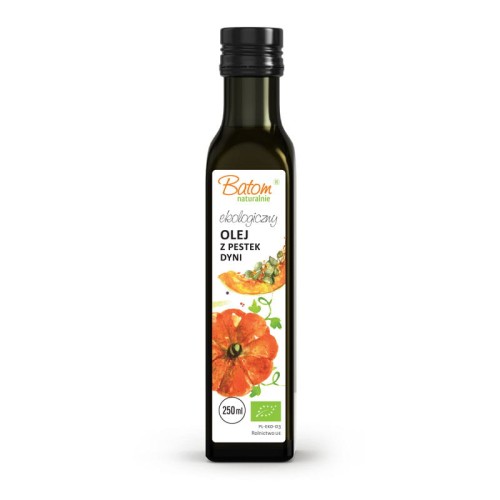 OLEJ Z PESTEK DYNI TŁOCZONY NA ZIMNO BIO 250 ml - BATOM-1 4848 