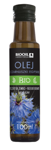 OLEJ Z CZARNUSZKI TŁOCZONY NA ZIMNO BIO 100 ml - BIOOIL-1 4854 