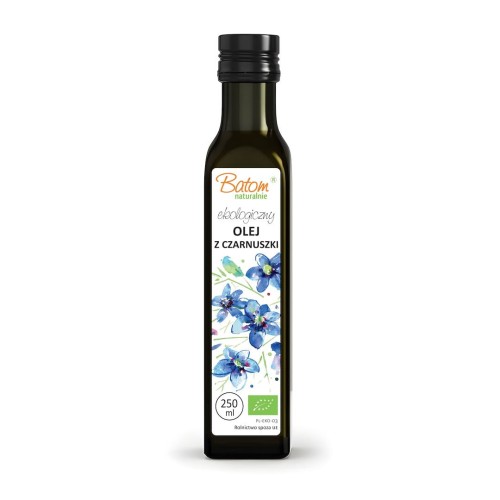 OLEJ Z CZARNUSZKI TŁOCZONY NA ZIMNO BIO 250 ml - BATOM-1 4860 