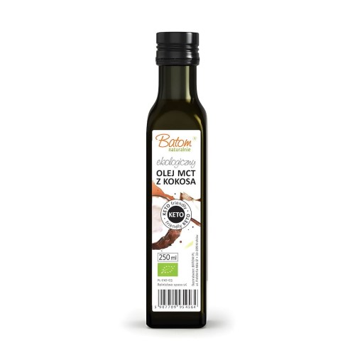OLEJ KOKOSOWY MCT KETO BIO 250 ml - BATOM-1 4862 