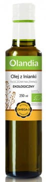 OLEJ Z LNIANKI TŁOCZONY NA ZIMNO BIO 250 ml - OLANDIA-1 4866 