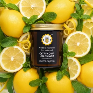 Świeca z wosku sojowego - Cytrynowa Lemoniada