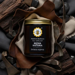 Świeca z wosku sojowego - Męska Historia