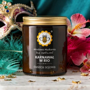 Świeca z wosku sojowego - Karnawał w Rio