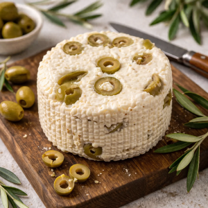 Ser podpuszczkowy z oliwkami
