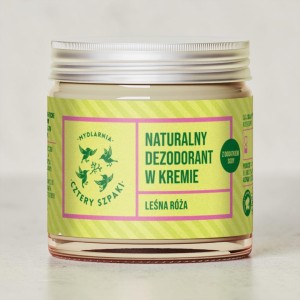 Naturalny dezodorant w kremie Leśna Róża z dodatkiem sody