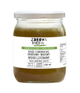 Rosół drobiowo-wołowy wolno gotowany (6h) Bezglutenowy 520ml 