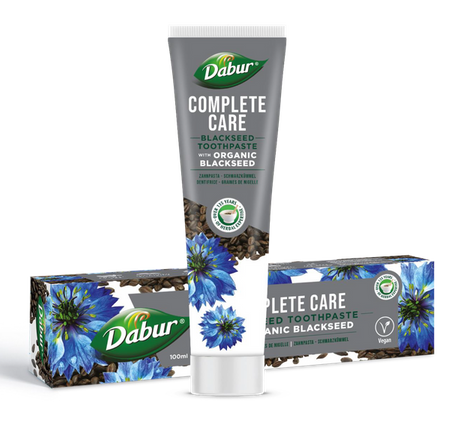 PASTA DO ZĘBÓW KOMPLEKSOWA PIELĘGNACJA Z CZARNUSZKĄ BEZ FLUORU 100 ml - DABUR-1 5001 