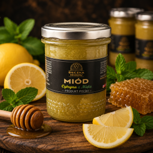 Miód cytryna z miętą 500 g