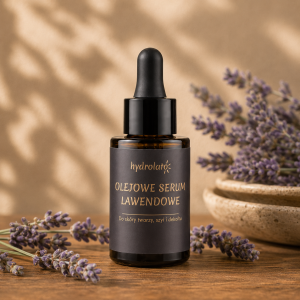 Olejowe serum lawendowe do skóry twarzy, szyi i dekoltu