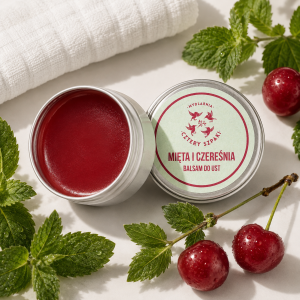 Mięta i Czereśnia - balsam do ust