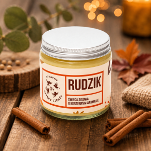 Korzenna świeca sojowa - Rudzik