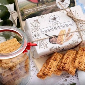 Podlaskie ciastka ze skwarkami