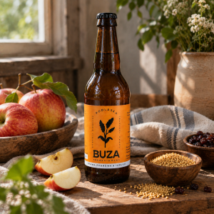 Buza Trawa Żubrowa & Jabłko