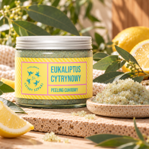 Eukaliptus Cytrynowy - peeling cukrowy 250 ml