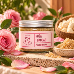 Róża i Baobab - peeling cukrowy