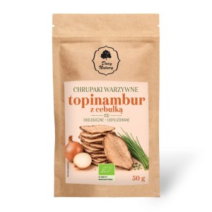 Ekologiczne chrupaki warzywne Topinambur z cebulką 50g