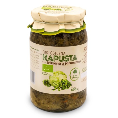 Kapusta kiszona z jarmużem EKO 800g-1 5320 