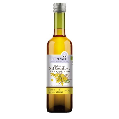 OLEJ RZEPAKOWY TŁOCZONY NA ZIMNO OMEGA-3 BIO 500 ml - BIO PLANETE-1 5424 