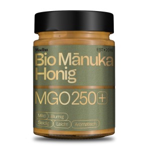 MIÓD MANUKA MGO 250+ BIO 250 g - BIO MANUKA